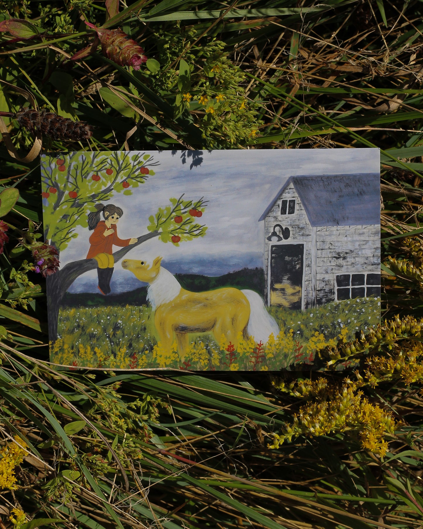 Apple Time Post Card