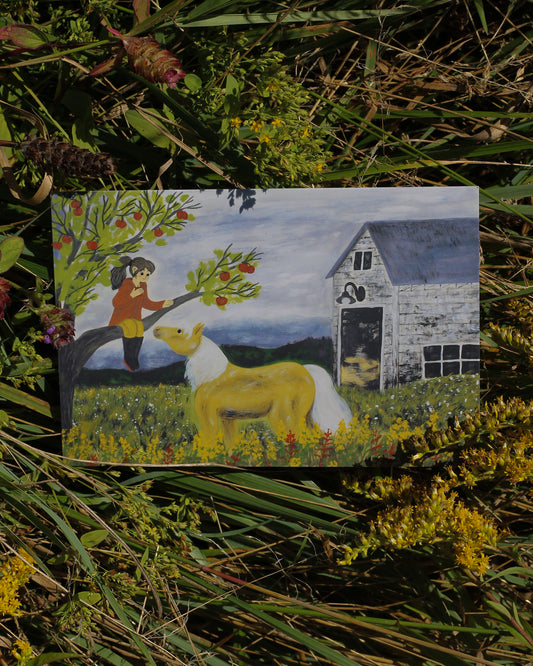 Apple Time Post Card