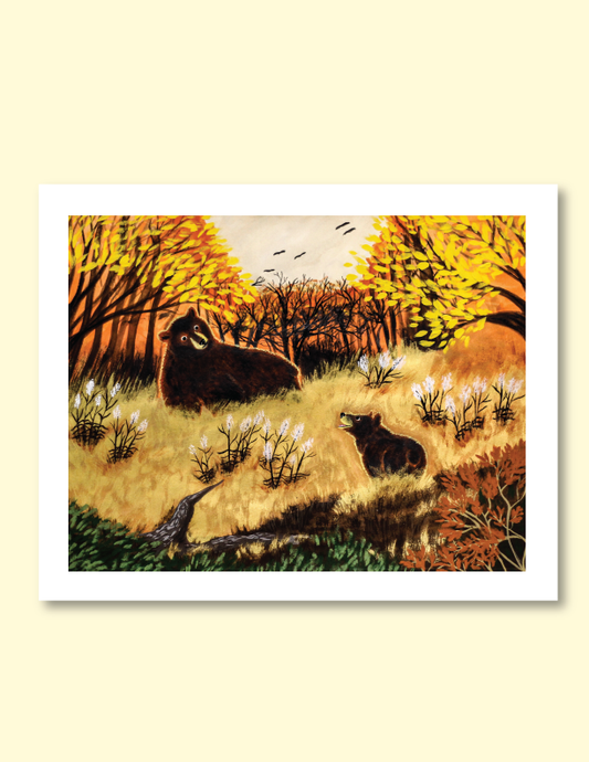 Bears In A Field