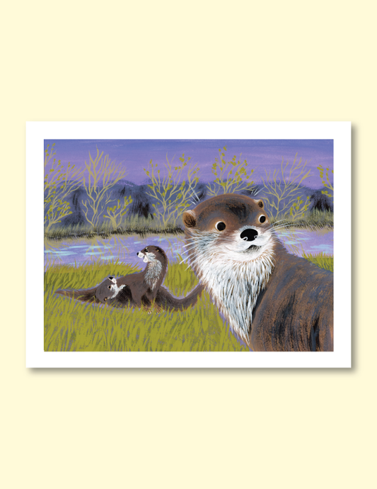 Otter Evening Print