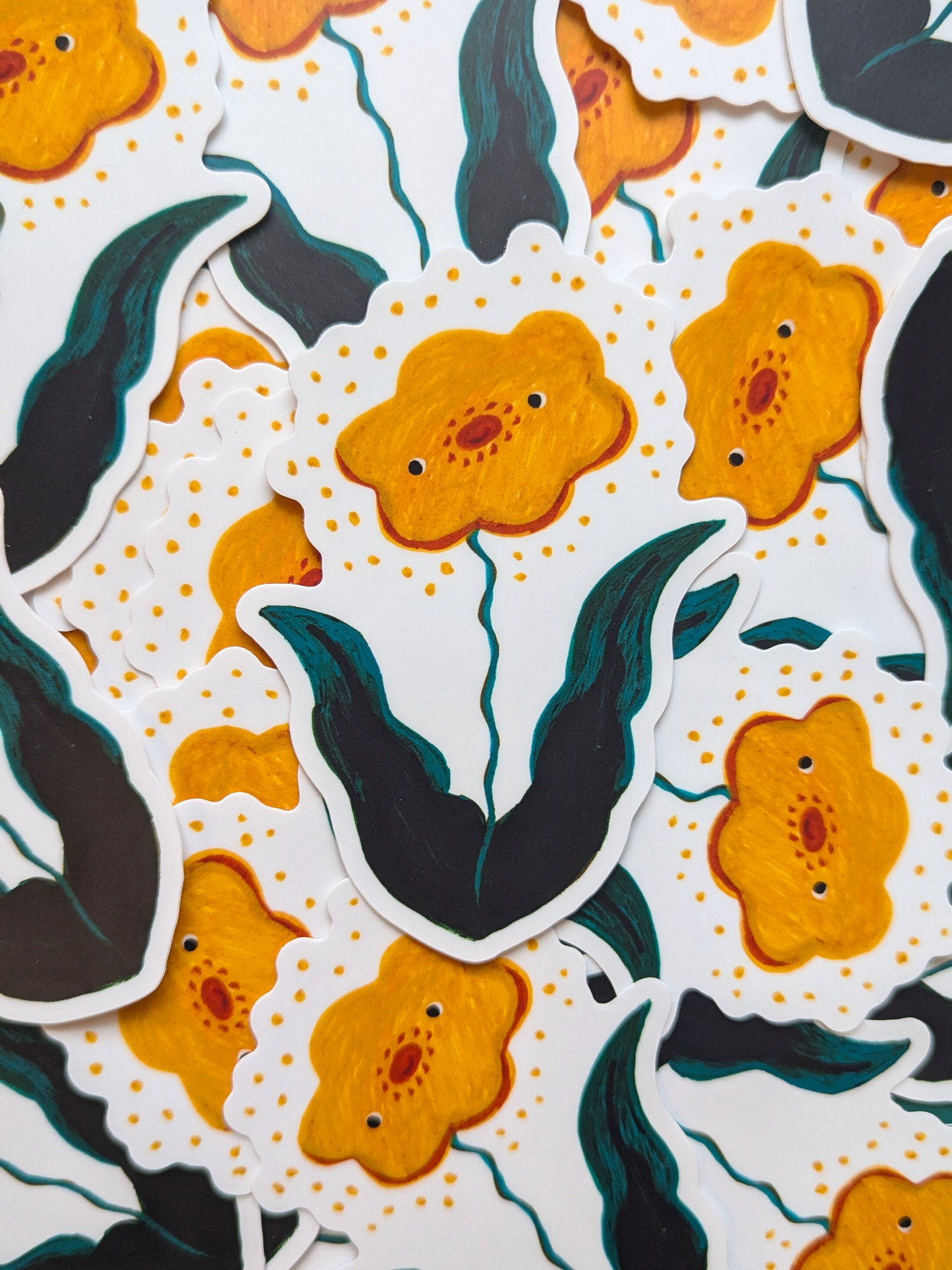 Silly Dahlia Sticker