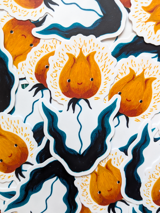 Silly Tulip Sticker