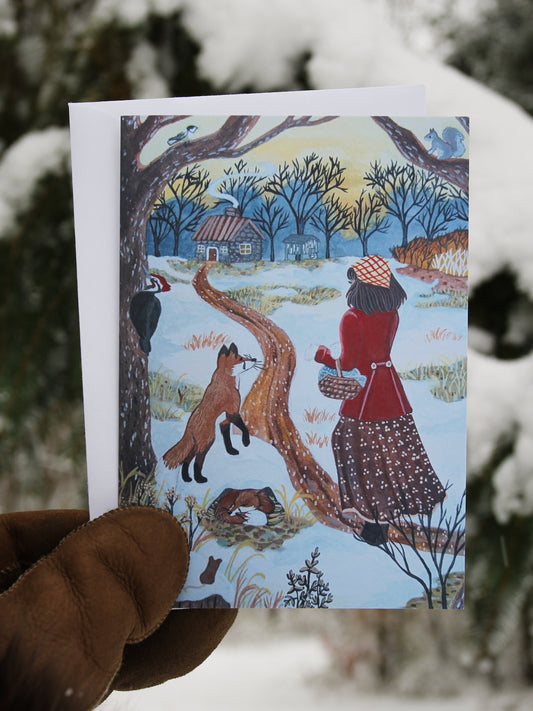 Past the Fox Den Christmas Card