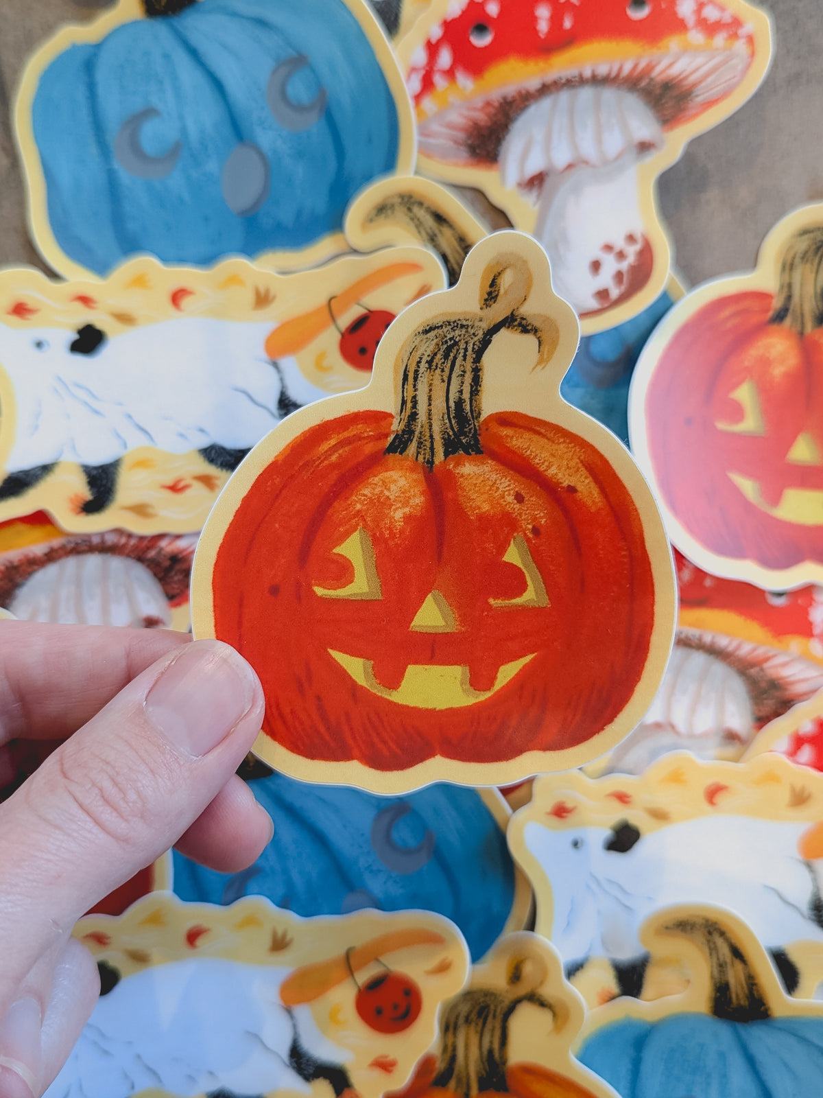Orange Jack-O'-Lantern