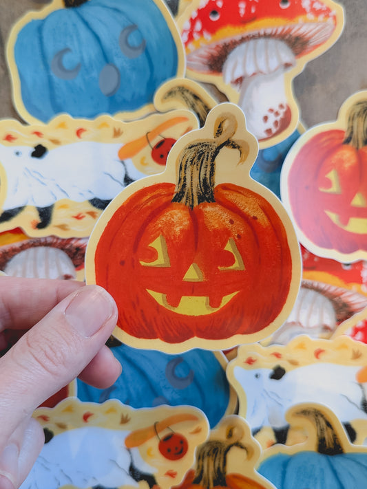 Orange Jack-O'-Lantern