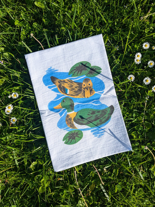Mallard Pond Tea Towel